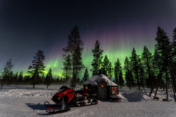 Polarnacht über dem Aurora Camp | &copy;&nbsp;Wilderness Hotels & Safaris