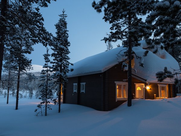 Ylläs Usva eingeschneit
