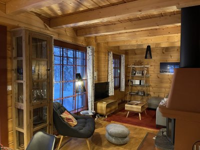 Winterausblick vom Wohnzimmer