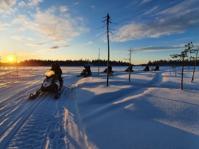 La magie du couché de soleil !
