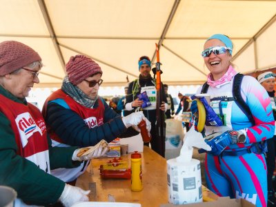 Verpflegung vor dem Start