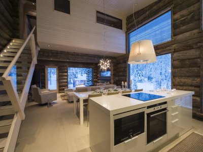 Blockhaus Feeling auf 2 Stockwerken