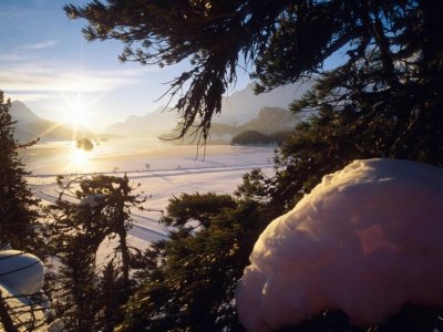 Das Engadin im Winterzauberlicht
