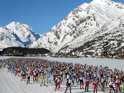 Maloja bereits im Rücken