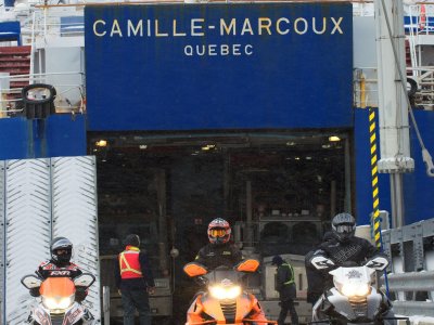 Sortie du ferry !