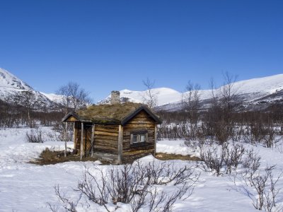 Pause dans une cabane 