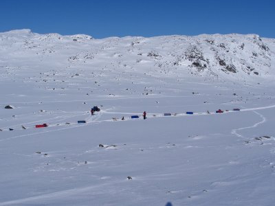 Une pause durant la traversée