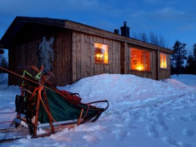 Joli chalet au cœur de la nature sauvage de Laponie