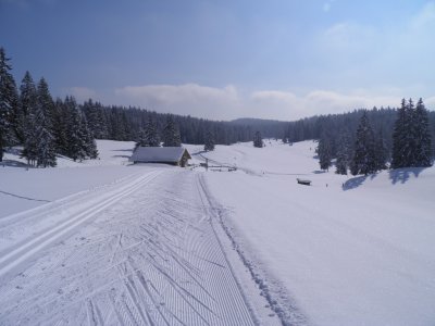 Un paesaggio invernale stupendo