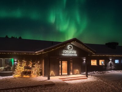 Polarlichter über die Kieppi