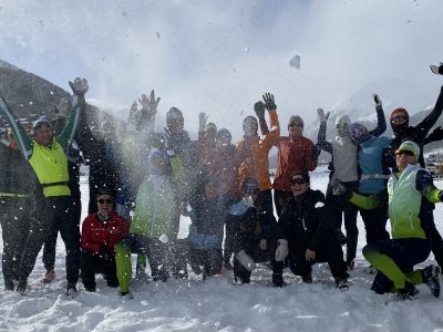 Via nella neve