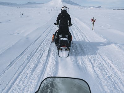 Vue depuis le poste de pilotage !