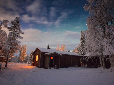 Hüttenromantik Huskytour