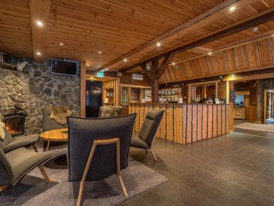 Lobby dell'hotel Nellim Wilderness
