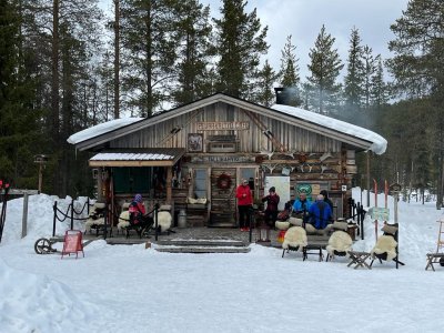 Petit café le long des pistes !