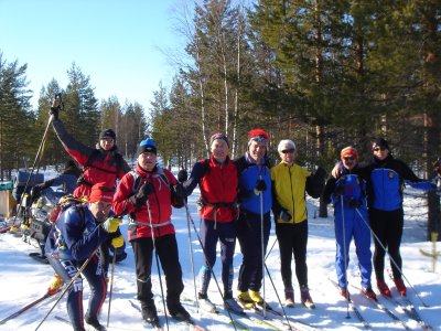 Sandoz Gruppe auf Kalevala Tour