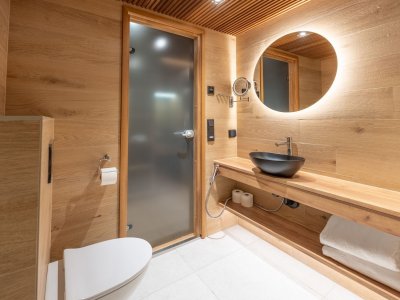 Badezimmer der Suite