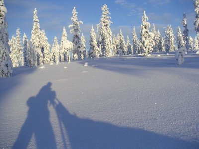 Der Schatten fährt mit