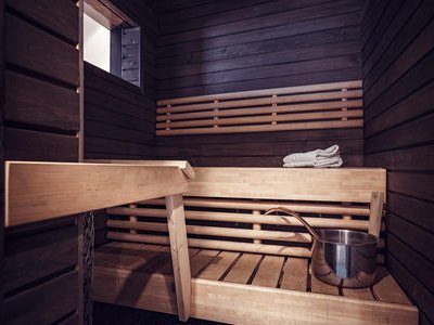 Natürlich mit Sauna