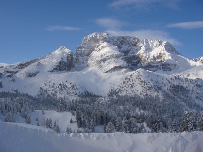 Vue sur l'imposant Gaisl