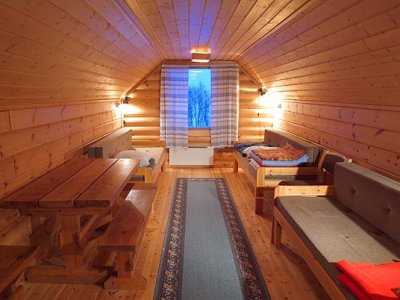 Zona relax nello chalet