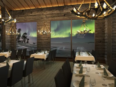 Le restaurant vous offre une vue fantastique !