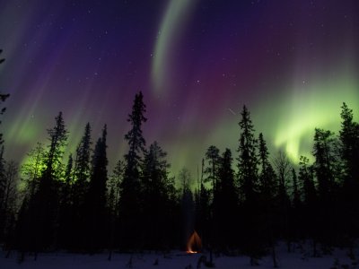 Northern Lights over Kalevala