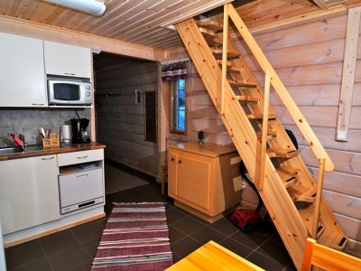 Le coin cuisine à Kilpisjärvi