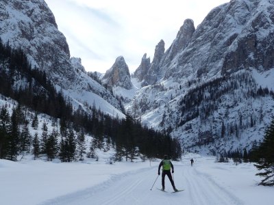 Semaine de ski de fond guidée dans la région des Dolomites
