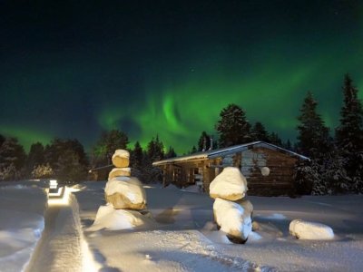 Aurores boréales sur Niska !