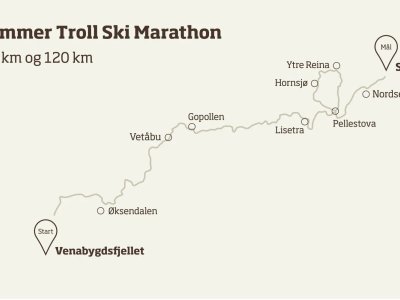 Streckenprofil Trollmarathon