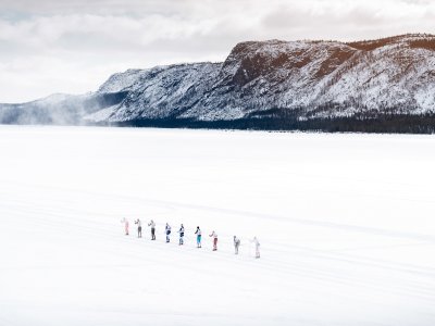 220 km durch Schwedisch Lappland