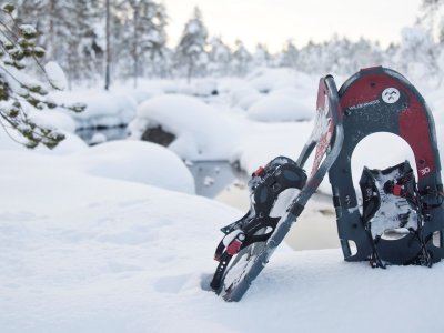 Schneeschuh-Romantik