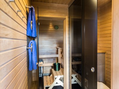 Mit eigener Sauna