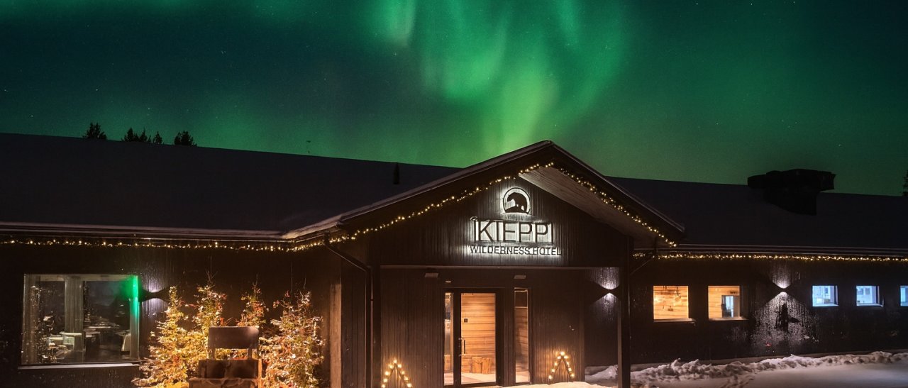 Polarlichter über die Kieppi