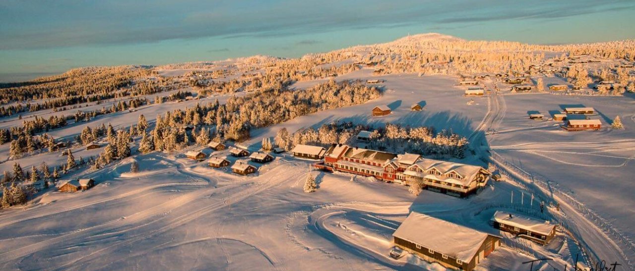 Thronend auf dem Golsfjell
