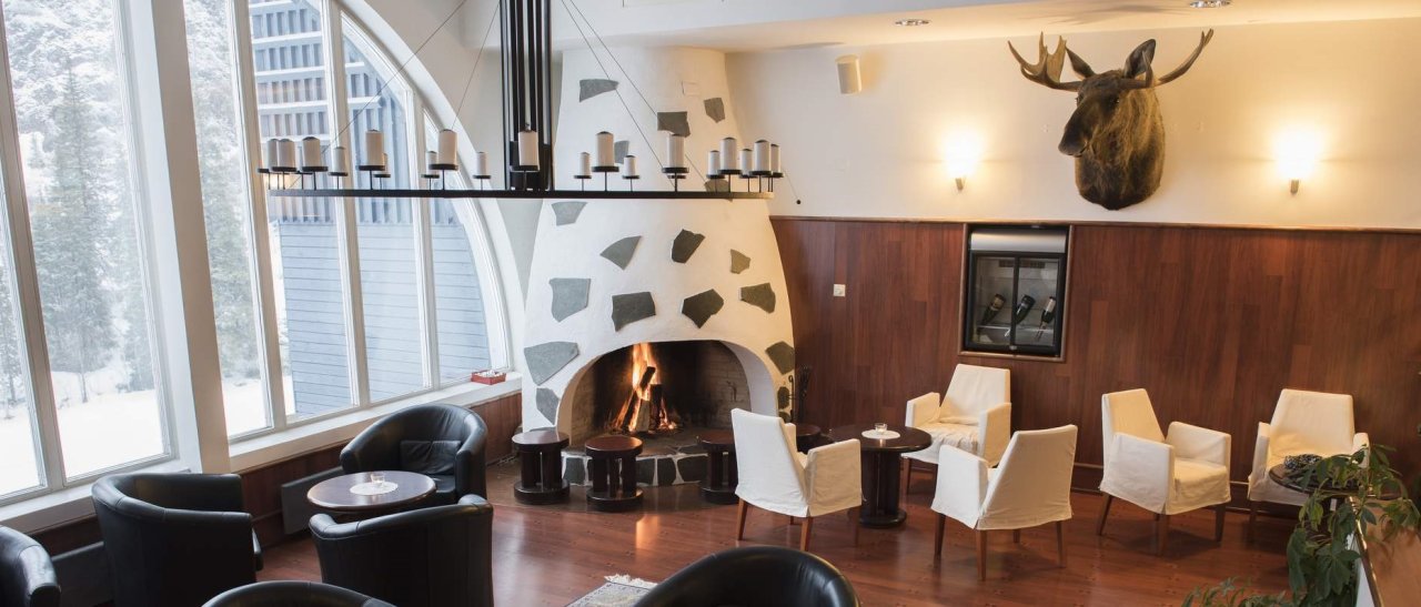 Die Lounge lädt zum verweilen ein
