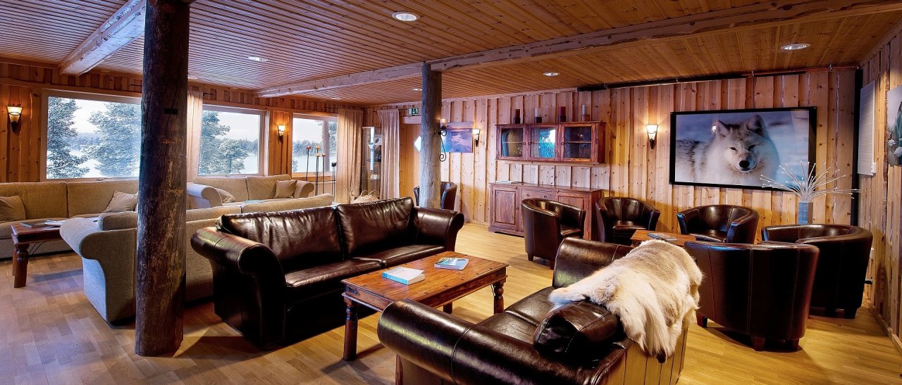 Salon der Aurora Lodge