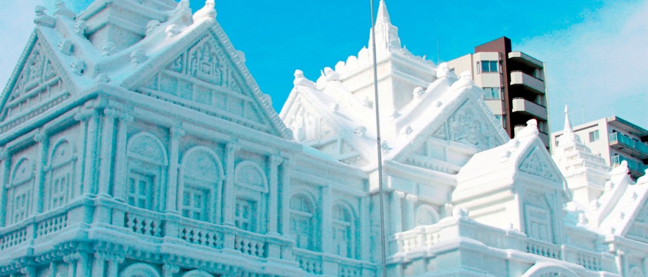 Sculture di ghiaccio a Sapporo