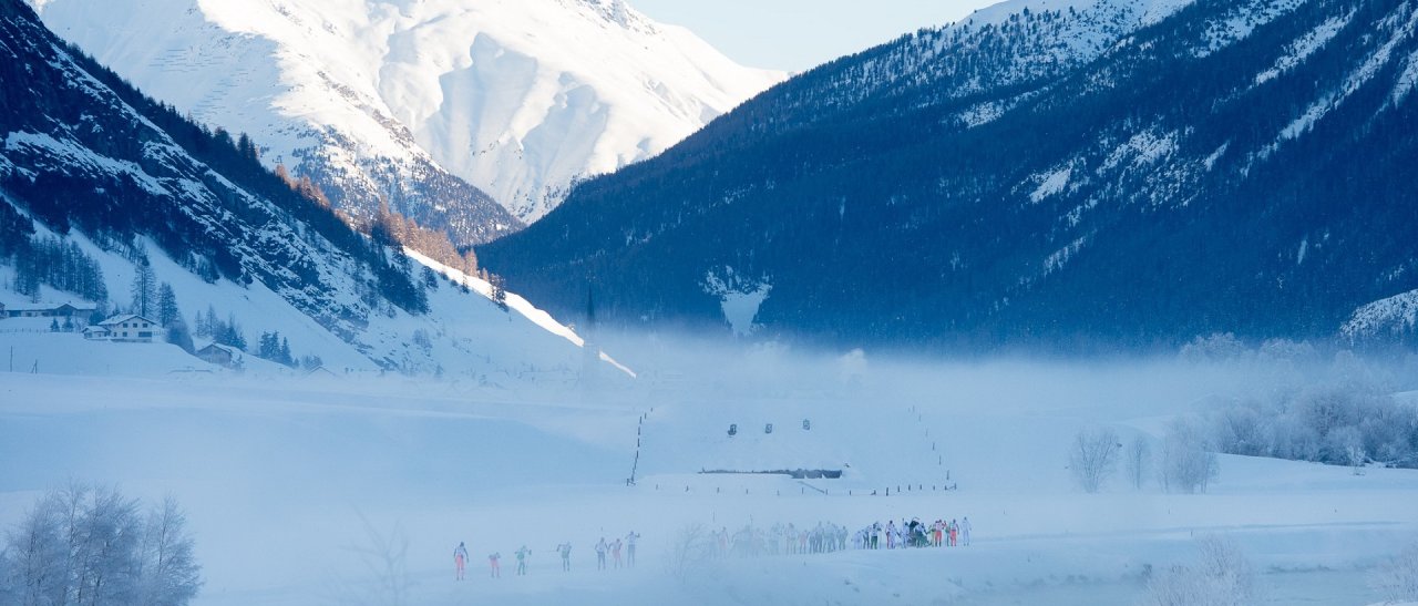 Brumes matinales en vallée de l'Engadine