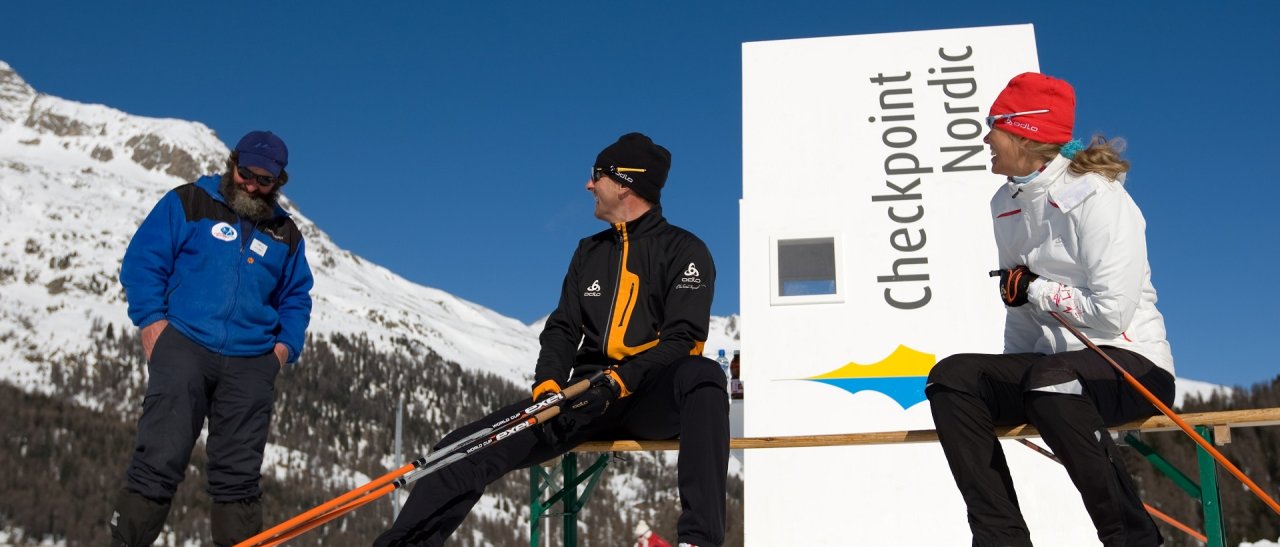 Verdiente Pause am Checkpoint