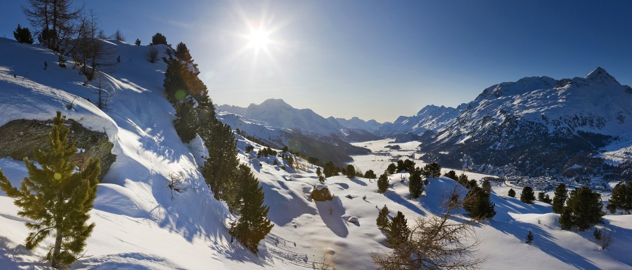 Das Engadin im Winterlicht
