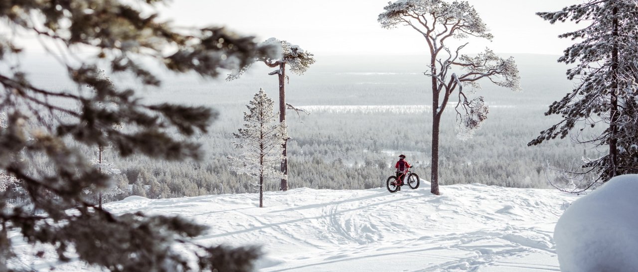 Pyhä auf dem Fatbike entdecken