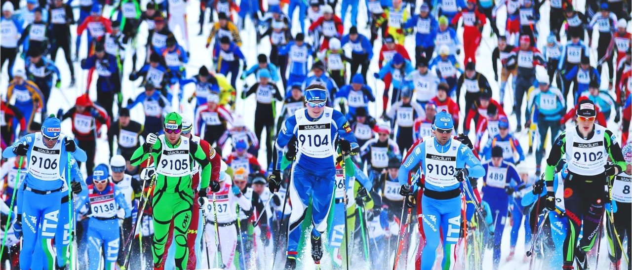 On the slopes following the champions