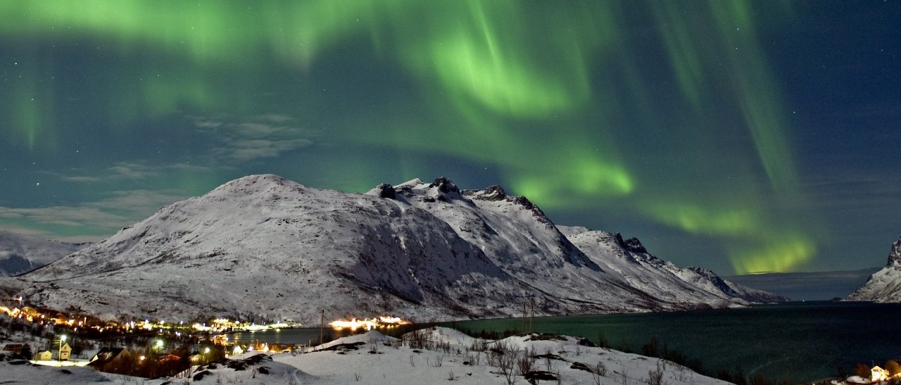 Nordlichtspektakel über Tromsø