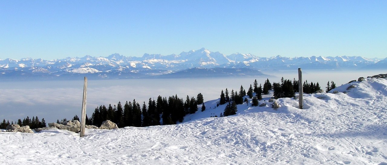 Blick auf Berner Oberland