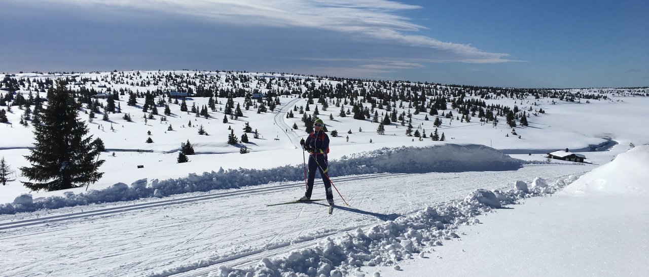 A paradise for cross country skiing