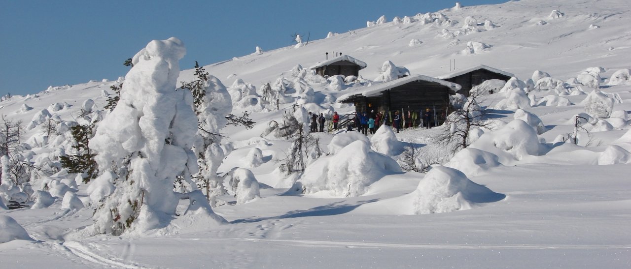 Urige Hütten im Fjell
