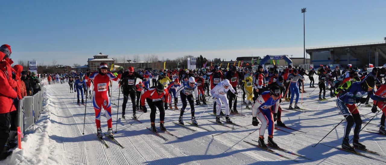 Partenza della gara in stile alternato
